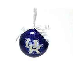 Item 416027 University of Kentucky Wildcats Glitter Ball Ornament