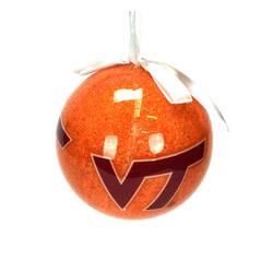 Item 416090 Virginia Tech Hokies Glitter Ball Ornament