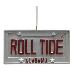 Item 416114 University of Alabama Crimson Tide License Plate Ornament