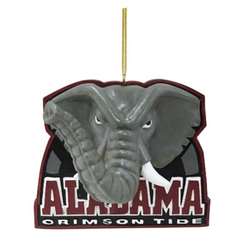 Item 416119 University of Alabama Crimson Tide Mascot Head Ornament