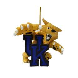 Item 416130 University of Kentucky Wildcats Mascot Head Ornament