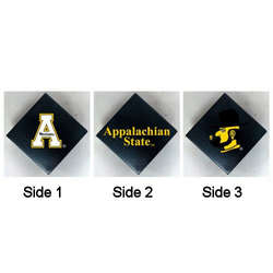 Item 416257 Appalachian State University Mountaineers Cube Ornament