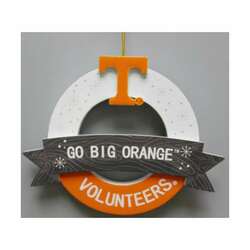 Item 416263 Tennessee Wreath With Banner Ornament