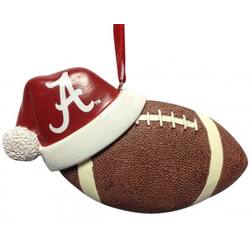 Item 416279 University of Alabama Crimson Tide Santa Hat With Football Ornament