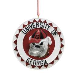 Item 416417 University of Georgia Bulldogs 3D Logo Ornament