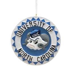 Item 416418 University of North Carolina Tar Heels 3D Logo Ornament