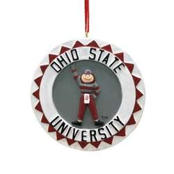 Item 416420 Ohio State University Buckeyes 3D Logo Ornament