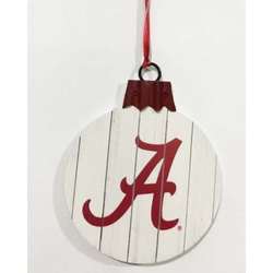 Item 416444 University of Alabama Crimson Tide Slat Board Ball Ornament