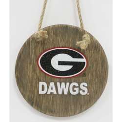 Item 416463 thumbnail University of Georgia Bulldogs Disc Ornament