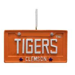 Item 416492 Clemson University Tigers License Plate Ornament