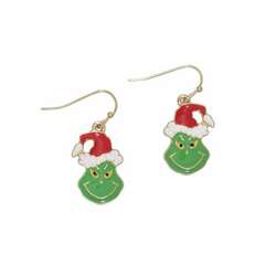 Item 418017 thumbnail Christmas Grinch Earrings