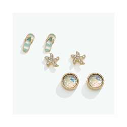 Item 418019 thumbnail Sparkling Beach Trio Earrings