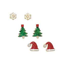 Item 418048 thumbnail Trio Snowflakes/Trees/Hats