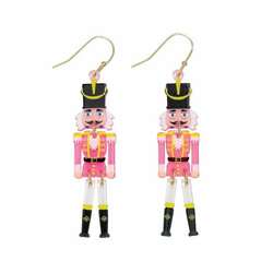 Item 418058 Pink Nutcracker Earrings