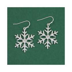 Item 418083 Silver Snowflake Earrings