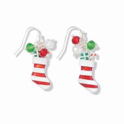 Item 418100 Christmas Stocking Earrings