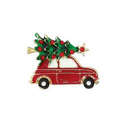 Item 418140 Red Car Christmas Pin