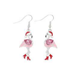 Item 418377 Bejeweled Holiday Party Flamingos
