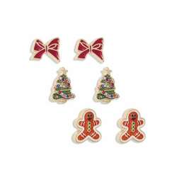 Item 418433 thumbnail Christmas Trio Favorites Earrings