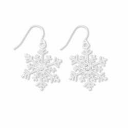 Item 418466 Crystal Snowflake Earrings