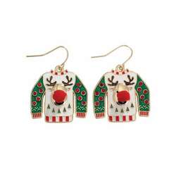 Item 418866 Sweaters With Rudoplh Earrings