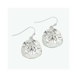 Item 418884 thumbnail Polished Silver Sand Dollars Earrings