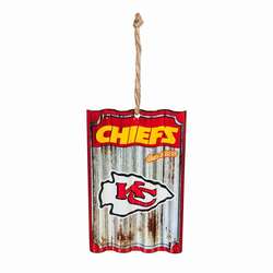Item 420039 Kansas City Chiefs Corrugate Ornament