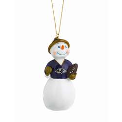 Item 420104 Baltimore Ravens Snowman Ornament