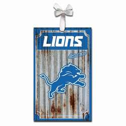 Item 420156 Detroit Lions Corrugate Ornament