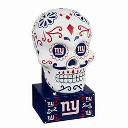 Item 420157 New York Giants Sugar Skull Statue