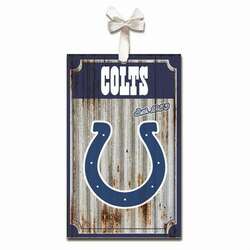 Item 420174 Indianapolis Colts Corrugate Ornament