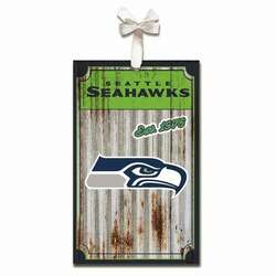 Item 420182 Seattle Seahawks Corrugate Ornament