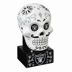 Item 420194 Las Vegas Raiders Sugar Skull Statue