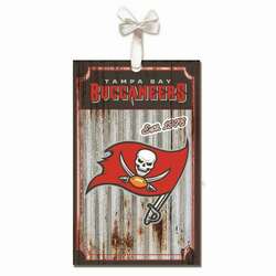 Item 420195 Tampa Bay Buccaneers Corrugate Ornament
