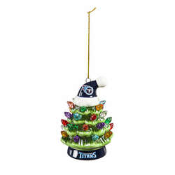 Item 420382 thumbnail Tennessee Titans Tree with Hat Ornament