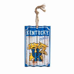 Item 420410 University of Kentucky Wildcats Corrugate Ornament