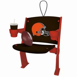 Item 420415 Cleveland Browns Stadium Seat Ornament