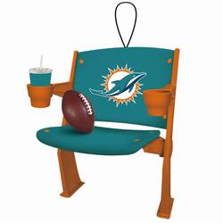 Item 420419 Miami Dolphins Stadium Seat Ornament