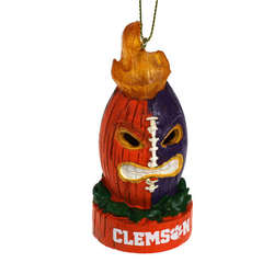 Item 420431 Clemson University Tigers Lit Team Tiki Ball Ornament