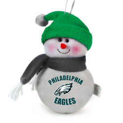 Item 420483 Philadelphia Eagles Soft Snowman Ornament