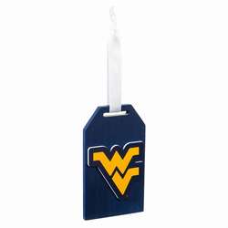 Item 420519 West Virginia University Mountaineers Gift Tag Ornament