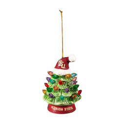 Item 420593 Florida State University Tree With Hat Ornament