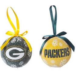 Item 420762 Green Bay Packers Light Up LED Ball Ornament