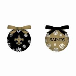 Item 420764 New Orleans Saints Light Up LED Ball Ornament
