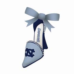 Item 420842 University of North Carolina Tar Heels High Heel Shoe Ornament