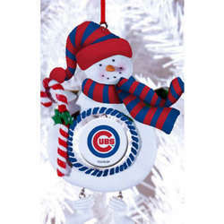 Item 420911 Chicago Cubs Snowman Ornament