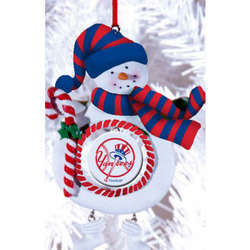 Item 420913 New York Yankees Snowman Ornament