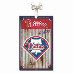 Item 420961 Philadelphia Phillies Corrugate Ornament
