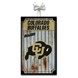 Item 420978 University of Colorado Buffaloes Corrugate Ornament