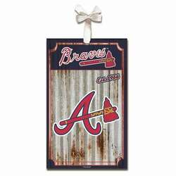 Item 420985 Atlanta Braves Corrugate Ornament